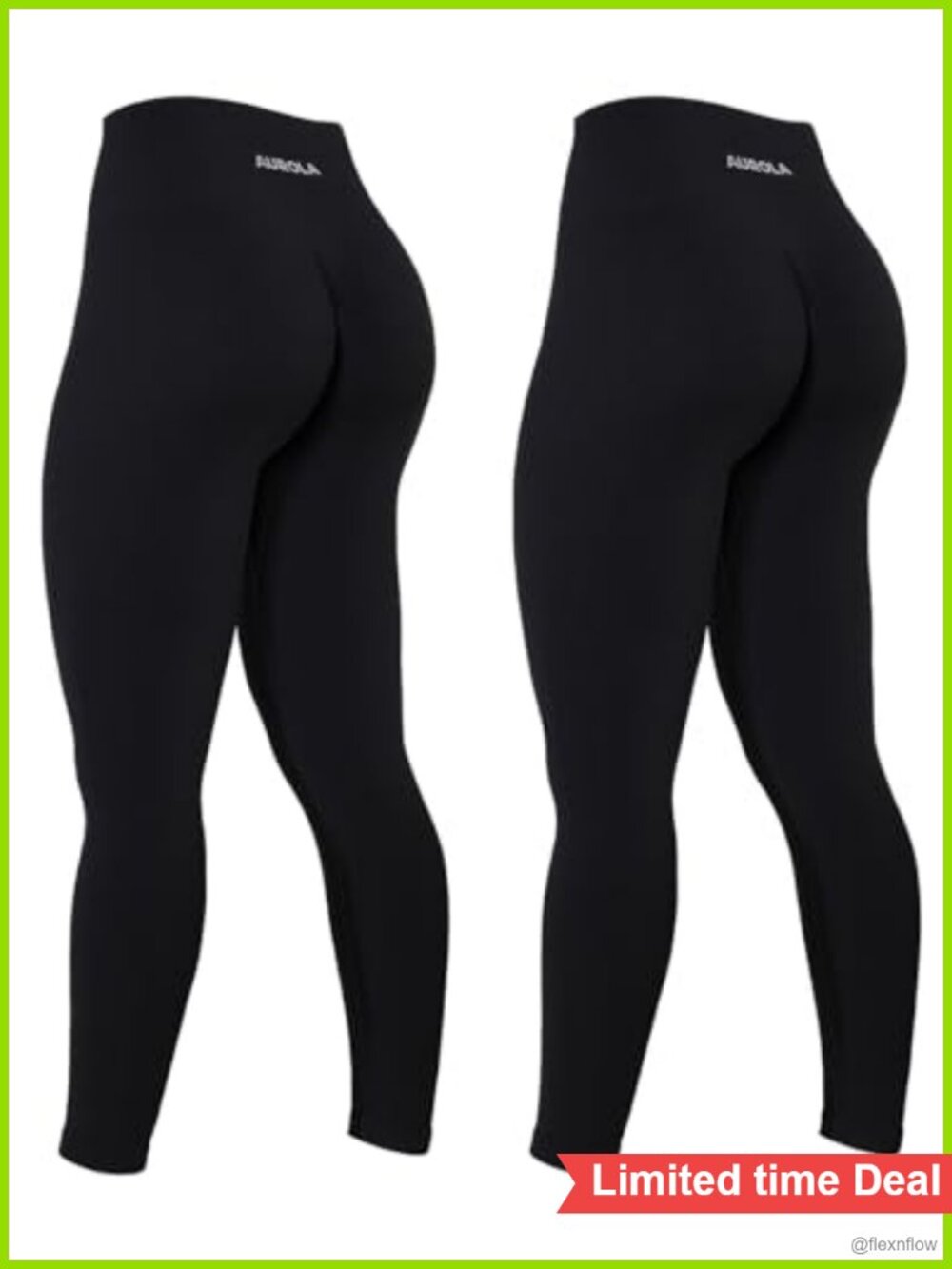 Power Workout Leggings for Women Tummy Control Squat Proof Ribbed Thick